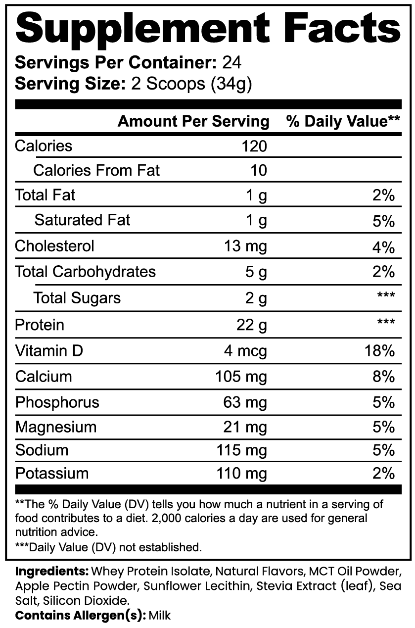Elevate Whey Isolate (Vanilla)